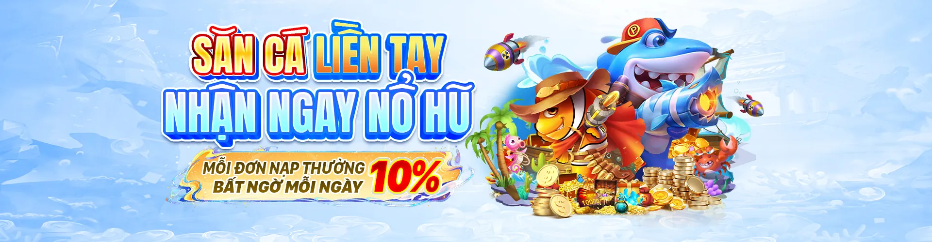 Banner giới thiệu các trò chơi đa dạng tại Win55