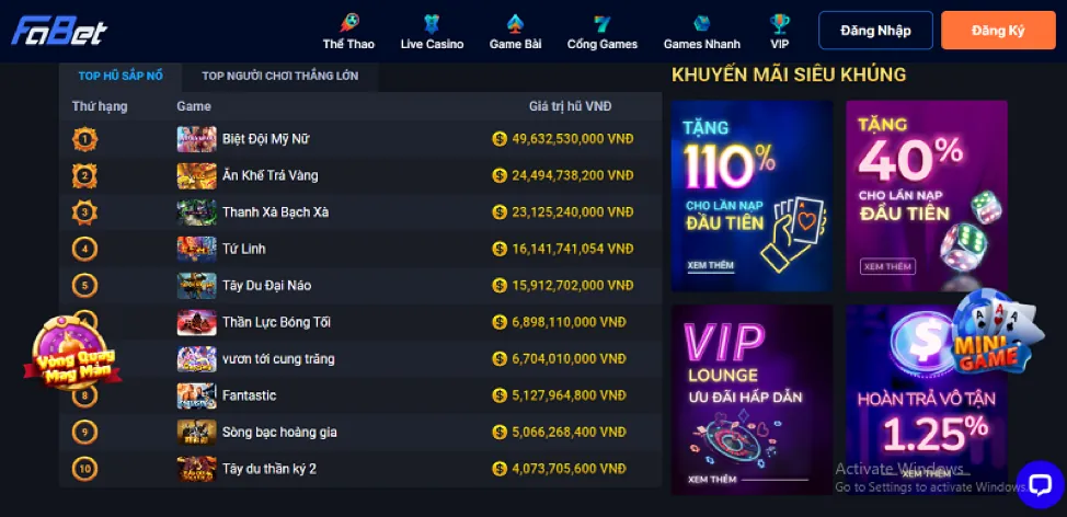 Đồ họa sống động Win55